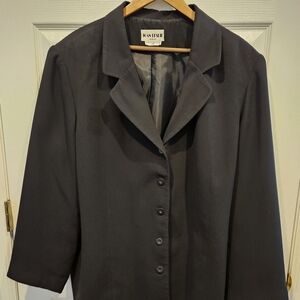 Women's Joan Leslie Plus Size 24W Black Blazer